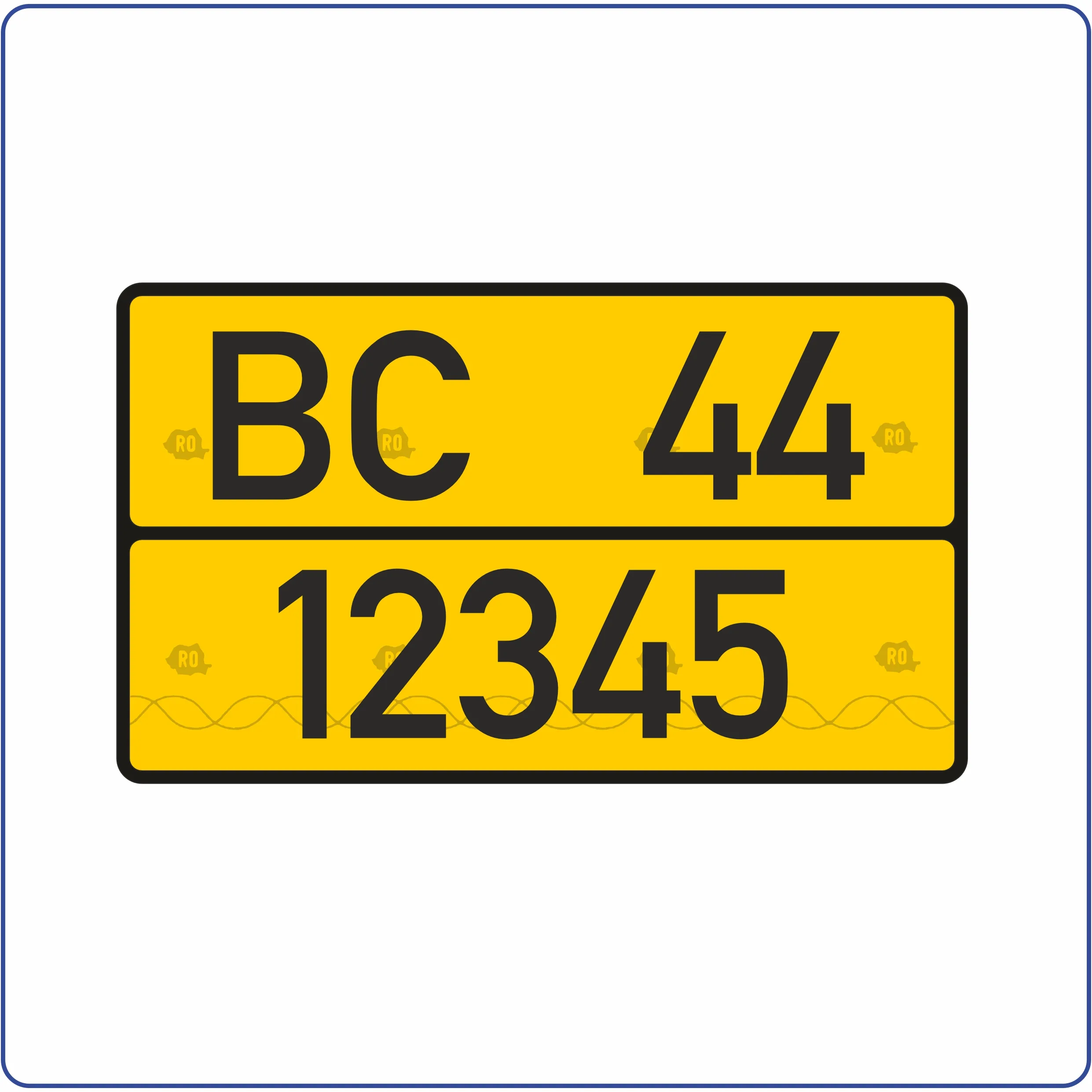 Placă Tip C 240x130 mm minim 20 buc conform standardului SR 13600 - imagine 3