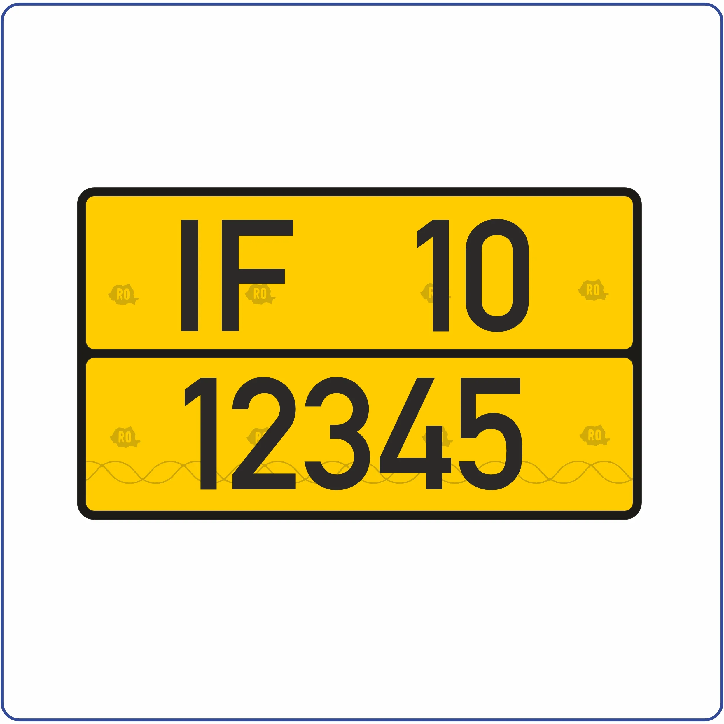 Placă Tip C 240x130 mm minim 20 buc conform standardului SR 13600 - imagine 2