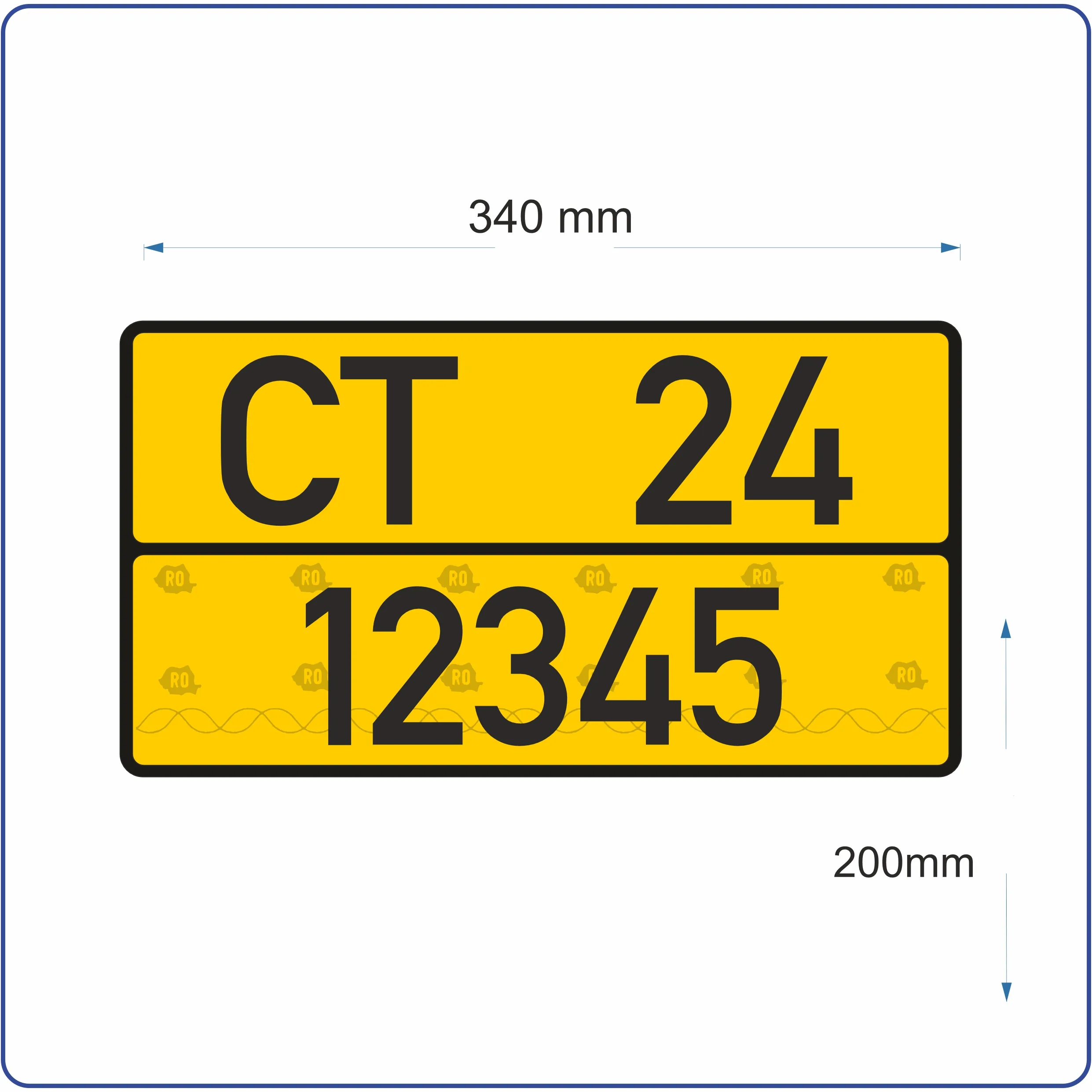 Pachet min 20 buc certificat +coperta + placuta B 340×200 mm conform standardului SR 13600 - imagine 3