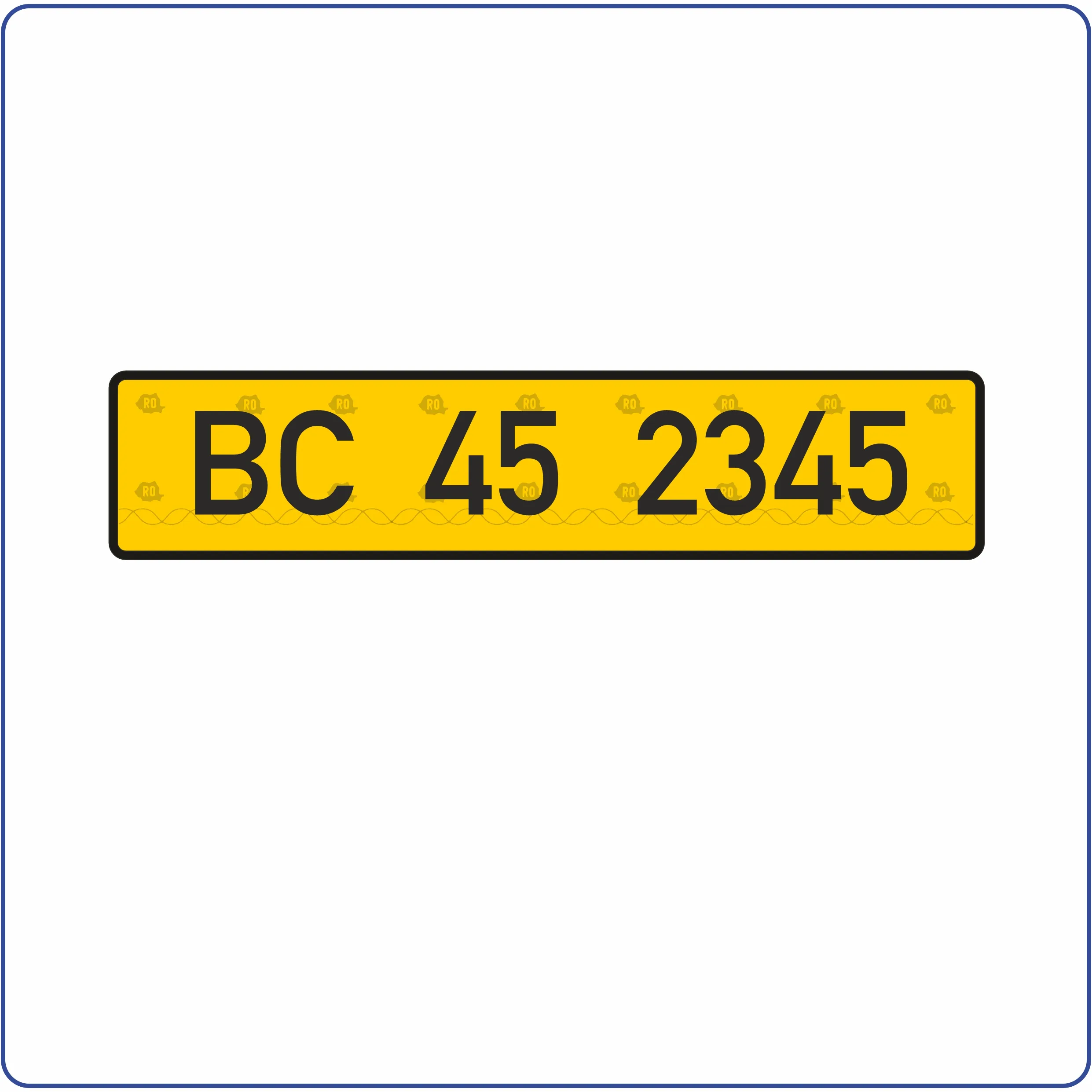 Placă Tip A 520x112 mm minim 20 buc conform standardului SR 13600 - imagine 2