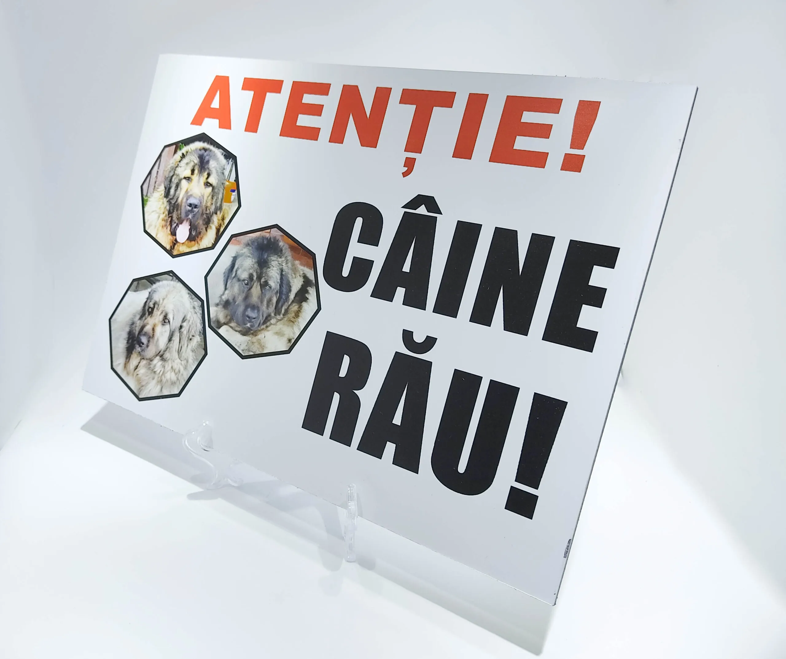 Plăcuță „Atenție câine rău!" - imagine 2