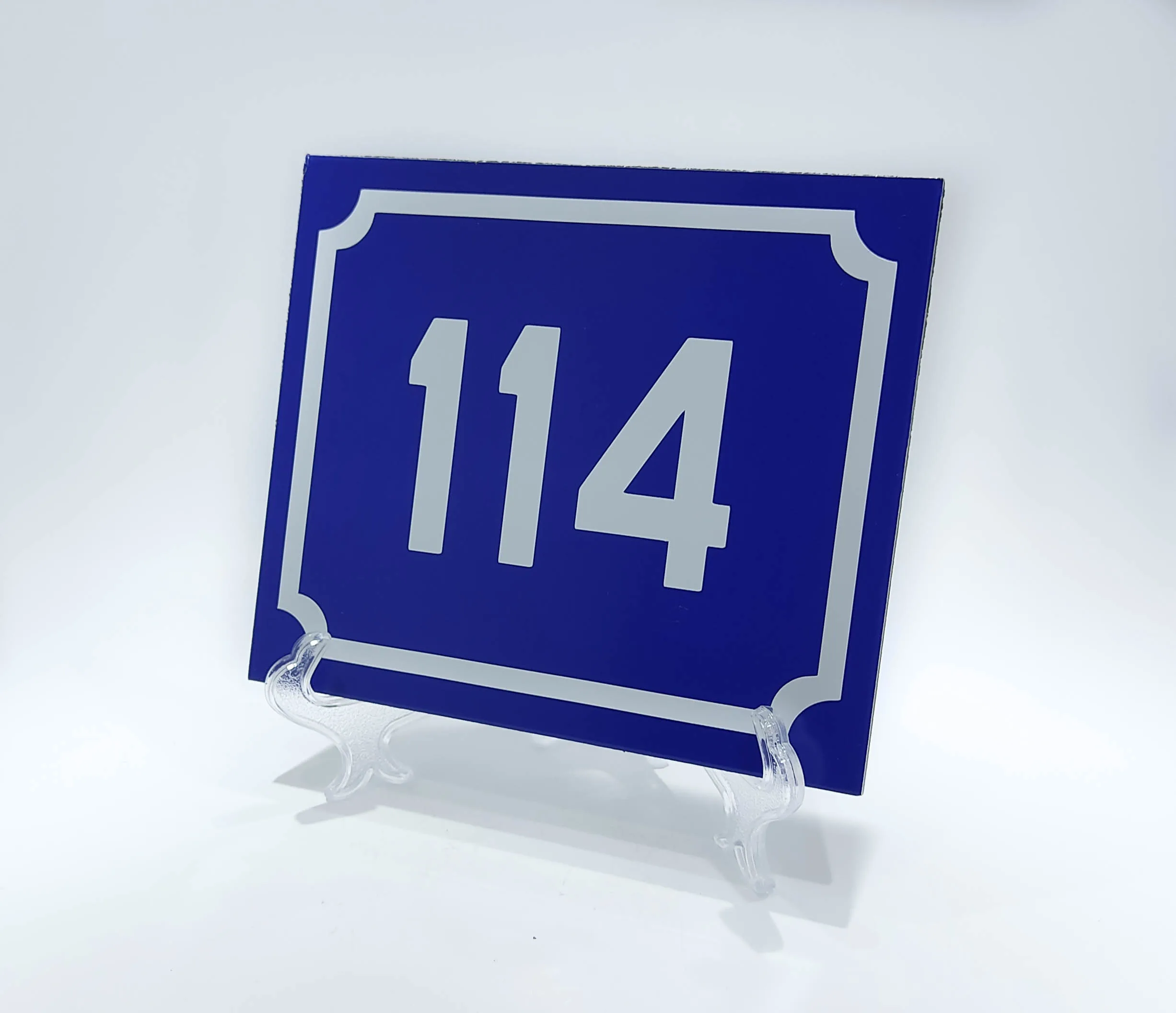 Plăcuță numar casa din PVC 150x110 mm minim 10 buc - imagine 4