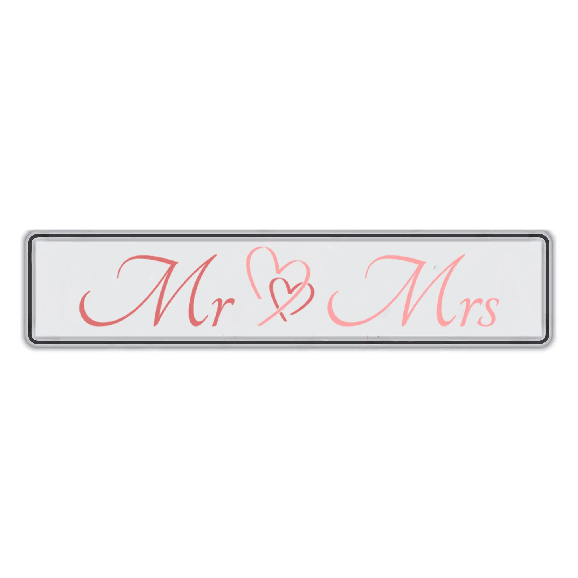 Plăcuță auto MR & MRS