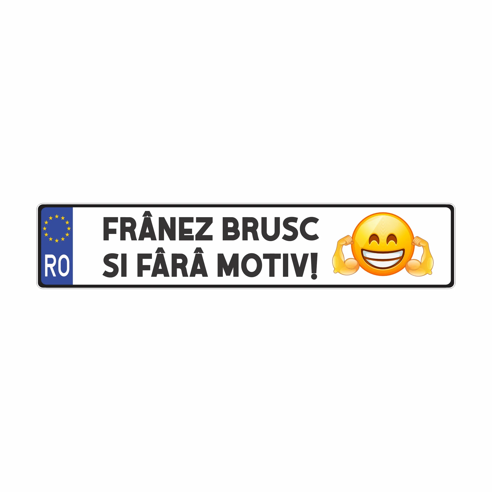 Plăcuță auto amuzantă