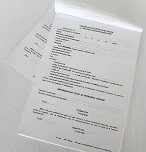 Cerere de scoatere din evidență