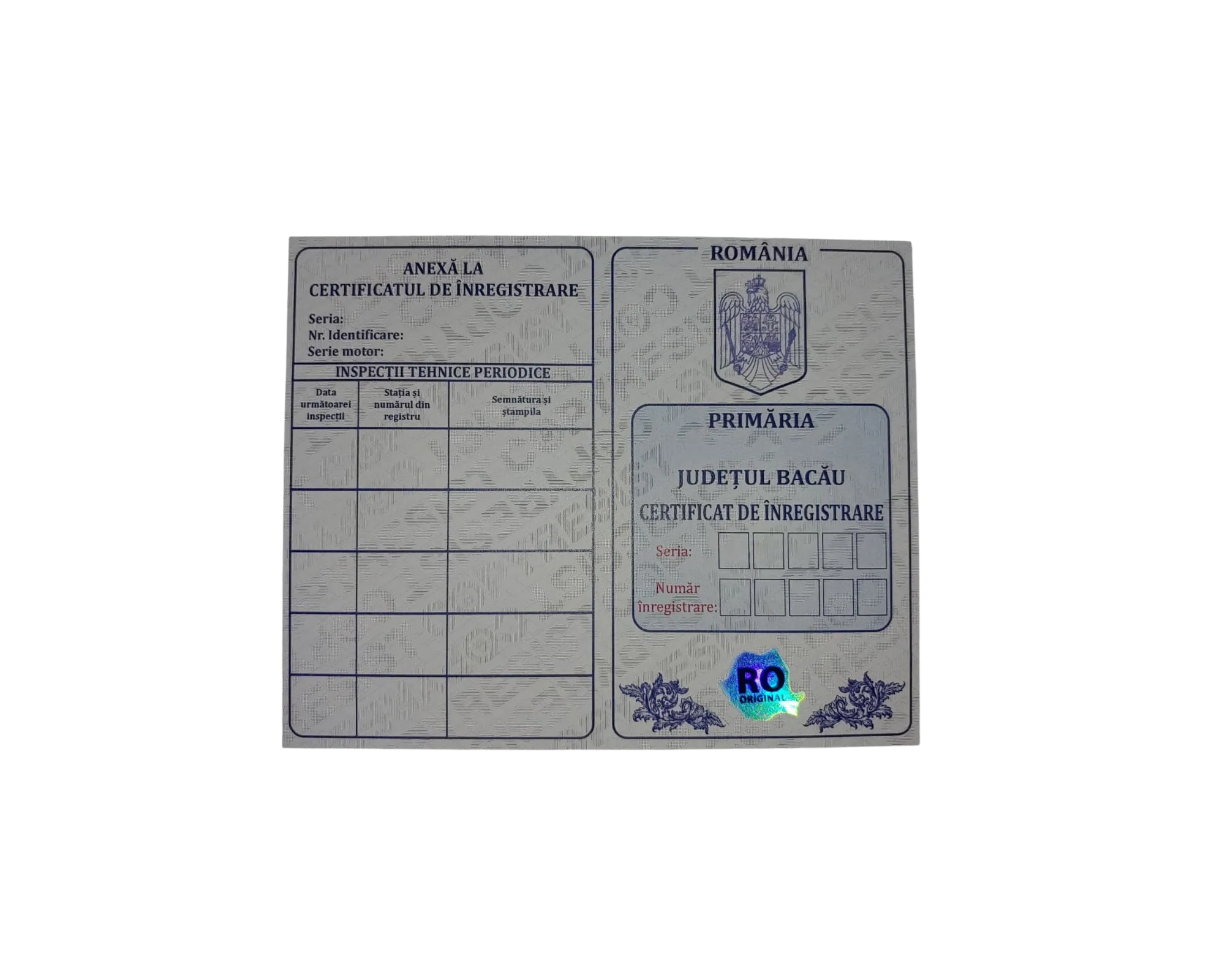 Certificat de înregistrare
