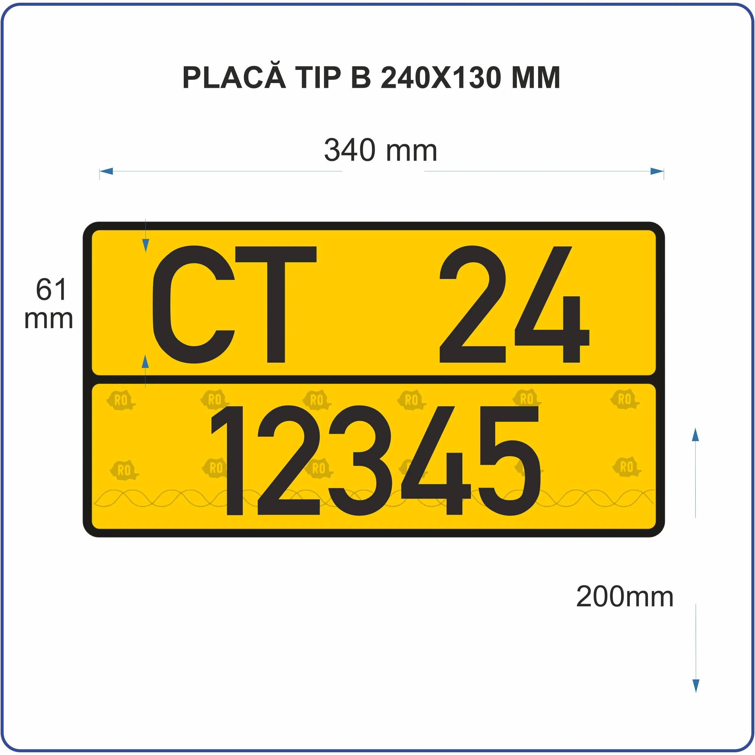 Pachet min 20 buc certificat +coperta + placuta B 340×200 mm conform standardului SR 13600 - imagine 5